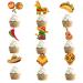 36pcs Mexican Feliz Cumplea os Cactus Happy Birthday Cupcake Toppers Dessert Muffin Food Picks Taco Mexican Cinco De Mayo Theme Fiesta Chilli Sombrero Cupcake Party Supplies