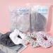 IVARYSS Super Towel Scrunchies - Absorbent Microfiber for Frizz-Free Drying Hair - 4 PCS (White Grey) - Buy Online on GoSupps.com