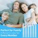 Buy Hwxtoxy Replacement Tips for Waterpik Aquarius - 6 Brush Head Peaks for Oral Care & Hygiene - Buy Online on GoSupps.com