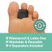 Zentoes Gel Toe Spreader for Overlapping Toes & Alignment - 4 Pieces (Black) | Corrective Spacer for Pain Relief - Buy Online on GoSupps.com