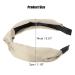 VOCOSTE Silk Knotted Headband for Women - Champagne - 1.2 Inch Wide - Buy Online on GoSupps.com
