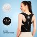 Back Brace Posture Corrector for Women and Men Shoulder Straightener Posture Corrector Adjustable Full Back Support Back Pain Relief - Scoliosis Hunchback Hump Thoracic Spine Corrector Black Medium - Buy Online on GoSupps.com