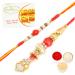 Ghasitaram Gifts Rakhis Online - Rakhi for Brother- Trust Alaways Bhaiya Bhabhi Rakhi with 200 GMS of Besan Barfi Rakhi Set with 200 gms of Besan Barfi