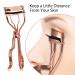 Buy Stylish Eyelash Curlers - Easy Grip Handle & 2 Extra Silicone Pads | Golden Design for Perfect Lashes - Buy Online on GoSupps.com