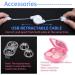 OFONE Ultrasonic Contact Lens Cleaner Case - Portable Cleaning Machine for Soft/Hard RGP Lenses - Travel-Friendly (Pink) - Buy Online on GoSupps.com