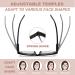 NaNaKo 3 Pack Women's Oversized Square Reading Glasses +2.75 - Black/Pink Tortoiseshell/Blackpink - Buy Online on GoSupps.com
