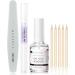 Makartt Cuticle Oil with Nail Glue Remover Kit Nail Oil Pen Nourishing Moisturizing Nail Glue Remover for Press on Nails False Nail Remover without Acetone - Buy Online on GoSupps.com