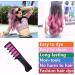 RIYAN 1Pc Disposable Fashion Color Temporary Hair Coloring Color Comb Dyeing Hair Dyeing Pigment Small Comb (Pink) - Buy Online on GoSupps.com