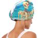 Beach Human Skeleton Hair Towel 2 Pack | Super Absorbent Quick Dry Turbans for Women & Girls - Buy Online on GoSupps.com