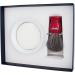 Plisson 4-Piece Shaving Set - Pearl Red Brush Shaving Bowl & Soap - Premium Wet Shaving Kit - Made in France - Buy Online on GoSupps.com