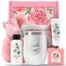 Gifts for women Birthday Gifts for women Rose Relaxing Spa Gifts Basket Set for Women Bath and Body Self Care Gift Ideas Mothers Day Christmas Gifts for Women