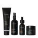 Buttah Skin Supreme Kit for Melanin Rich Skin | Oil-Free Hyaluronic Gel Cream 2 oz | Vitamin C Serum 1 oz | Cleanser 3.4 oz | Rosewater Toner 3.4 oz | Black Owned Skincare Oil-Free Gel Cream