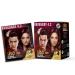 Siso Permanent Hair Colour 40ml Burgundy 4.2 - No Bleaching No Ammonia | Moisturizing | Long Lasting Hair Color for Women and Men | Salon Perfection (Pack of 10)