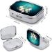 White Dream Catcher Pill Box - 2 Compartment Decorative Metal Pill Organizer for Travel | Portable Feather Print Medicine Case - Buy Online on GoSupps.com