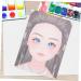ERINGOGO 2pcs Drawing Practice Makeup Facial Painting Practicing Face Tool Mold Board Paint Plastic Reusable Picture 2x2pcs 29.00X21.00X0.02CMx2pcs - Buy Online on GoSupps.com