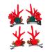 minkissy 2 Pairs Christmas Hair Clips Women Hair Accessory Girls Christmas Barrette Party Hair Ornaments Kids Hairpin Cute Hair Clips Hair Decoration Hair Accessories Abs Child