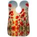 Poppy Sunset Beard Bib Apron | Waterproof Hair Catcher for Men - Ideal for Shaving & Grooming | Non-Stick Beard Cape with Suction Cups | Perfect Gifts for Men - Buy Online on GoSupps.com
