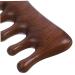 Premium Portable Sandalwood Comb - Wooden Ridge Scalp Massager for Women's Hair Care - Buy Online on GoSupps.com