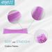 Hoyols Seamless Cotton Hair Ties - 100 Pieces, 10 Colors - Ponytail Scrunchies for Women, Girls, Kids - Buy Online on GoSupps.com