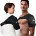 Shoulder Brace for Shoulder Pain Relief Neoprene Adjustable Compression Sleeve for Men & Women Shoulder Sling for Torn Rotator Cuff - Ergonomic Design for Maximum Support