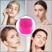 Facial Scrubber | Penguin Shape Vibrating Face Brush - Rechargeable Wash Brush for Deep Cleaning Skin Waterproof Skin Care Face Brushes Red - Buy Online on GoSupps.com