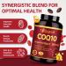 CoQ10 200mg Softgels with PQQ & Omega 3, Maximum Absorption Coenzyme Q10, Powerful Antioxidant for Heart & Energy Health, 120 Count, 4 Month Supply, Non-GMO - Buy Online on GoSupps.com