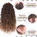 14 Inch Boho Faux Locs Goddess Locs Pre-Looped Soft Crochet Hair T27 - Pack of 8 - Buy Online on GoSupps.com