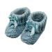 Royal Icon Newborn Baby Boys Girls Booties Baby Booties with Bow Soft Knitted Baby Bootees 0-3 Month Newborn Booties for Babies Ideal for Indoor and Outdoor Use RI354 3 Months Blue Green