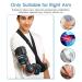 Adjustable Hinged Elbow Brace - Post Op Support & Immobilizer for Injury Recovery (Right Arm - Buy Online on GoSupps.com