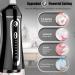 Cordless Water Flosser for Teeth - FZCOK Rechargeable Oral Irrigator with 7 Clean Settings Portable & Waterproof - Ideal for Adults & Braces - Long Battery Life (Black - Buy Online on GoSupps.com