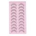 Wiwoseo 3D False Eyelashes - Japanese Spiky & Wispy Lashes, 16MM, 10 Pairs - Buy Online on GoSupps.com