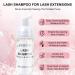 Lash Shampoo Kit - 60ml Cleansing Foam for Lash Extensions | 6-in-1 Lash Wash Brush & Rinse Bottle - Perfect for Lash Clusters - Buy Online on GoSupps.com