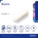 Pure Encapsulations Biotin 8mg Supplement | Hair, Skin, Nail Strengthening & Metabolism Support | 120 Capsules - Buy Online on GoSupps.com
