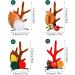 4 Pairs Christmas Deer Antler Hair Clips Cute Reindeer Antler Barrettes Plush Xmas Deer Horn Ears Hair Clips Pins Christmas Party Headwear for Girls Women - Buy Online on GoSupps.com