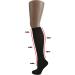 Buy Normani 2 Pairs Compression Stockings - Travel Knee Highs for Men & Women with Support - Hand-Linked Lace - 47-50 Black - Buy Online on GoSupps.com