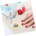 Mikinona Nail Display Board Nail Showing Board Nail Color Mixing Plate Nail Polish Plate Nail Art Manicure Nail Building Gel Nail Gel Nail Tips Display Holder Zinc Alloy Nail Plate Cosmetic 7.9X7.9X1.2CM Golden - Buy Online on GoSupps.com