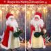 ZeroTop 16 Electric Singing Walking Santa Claus Plush Toy with Music & Lights - Christmas Ornaments Stuffed Toy for Kids Gift - Home Party Xmas Decor (Red - Buy Online on GoSupps.com