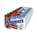 Knoppers Black and White - 8 x 25g - filled waffle cuts with dark cocoa fabrics dark pastries and nougat cream filling Black & White