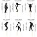 Blumomon 30pcs Jazz Cupcake Toppers Dance Party Cake Decoration Black Glitter Tap Dancers Cupcake Picks Music Dancer Cupcake Picks for Birthday Parties Wedding Party Decorations Disco-4 - Buy Online on GoSupps.com