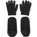 Essential Oil Gloves Socks Comfortable Gel Gloves Socks Set Moisturizing for Cracked Feet Hands for Women (Huairdumrbdstpgq56-11) - Buy Online on GoSupps.com