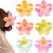 6 Pack Large Hawaiian Flower Hair Claw Clips for Women - Strong Hold Hair Accessories for Thin Thick Curly Hair - 90's Style Jaw Clip - Buy Online on GoSupps.com