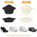 Vegcoo Heel Cushions: 6 Pairs Self-Adhesive Sponge Inserts for Too Big Shoes Ultimate Protection for Sneakers & More (Black & White) - Buy Online on GoSupps.com