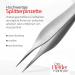 OTTO HERDER Feilchenfeld Splinter Tweezers - 11.3 cm Stainless Steel Medical Pointed Tweezers with Micro- Serration for Precise Splinter Removal - International Shipping Available - Buy Online on GoSupps.com