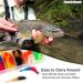 QualyQualy Rubber Trout Fishing Lures - A-40 Pieces 5.7 cm | Artificial Bait for Zander & Perch - Freshwater & Saltwater Fishing - Buy Online on GoSupps.com