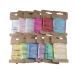 ALLinONE Mixed 12 Colors 5mm Flat Sequin Trim String Sequins for DIY Craft Embellishments