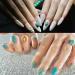 50PCS Turquoise Nail Charms - 3D Nail Art Supplies & Accessories for Manicure DIY - Buy Online on GoSupps.com