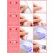 Kalolary 32PCS Cured Gel Nail Polish Strips Adhesive Full Wrap Gel Nail Art Sticker Waterproof Gel Nail Wrap Stickers with Nail File and Stick(UV/LED Lamp Required) (Pink Transparent) - Buy Online on GoSupps.com