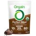 Orgain Organic Perfect Meal Powder, Vegan Meal Replacement with 25g of Plant Based Protein, 80+ Superfoods, Fiber and Probiotics, No Gluten, Soy or Dairy, Non-GMO, Chocolate, 2.16 lb