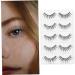LALAFINA 5 Pairs False Eyelashes Eyelash Long Eyelashes Elf Eyelashes Handmade Eyelashes Cosmetic Eyelashes Artificial Eyelashes False Eye Lashes False Lashes Artificial Fiber Slim Glue 3d - Buy Online on GoSupps.com