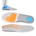 Plantar Fasciitis Insoles Relief Inserts - High Arch Support Shoe Inserts for Men Women - Orthotic Plantar Fasciitis Insoles for Relieve Foot Pain and Flat Feet Boot & Work Shoe Compatibl - Medium